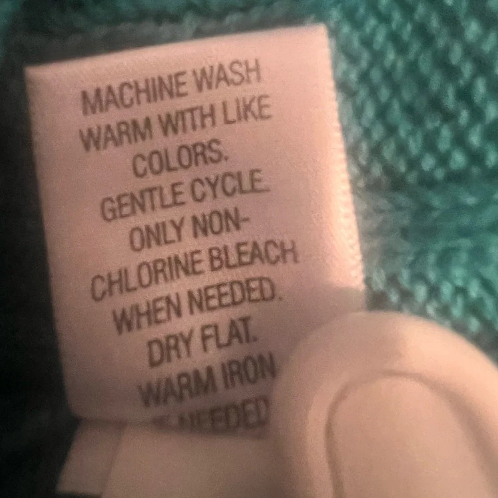 Croft & Barrow Turquoise V-Neck Sweater